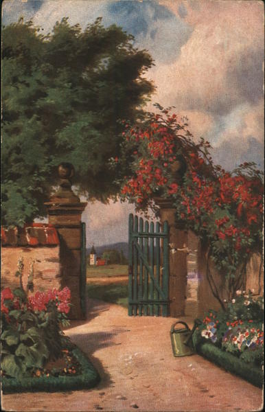 Garden Scene Art