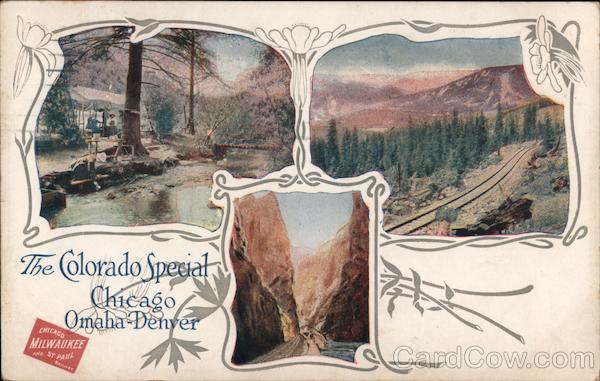 The Colorado Special Chicago Omaha Denver Trains, Railroad