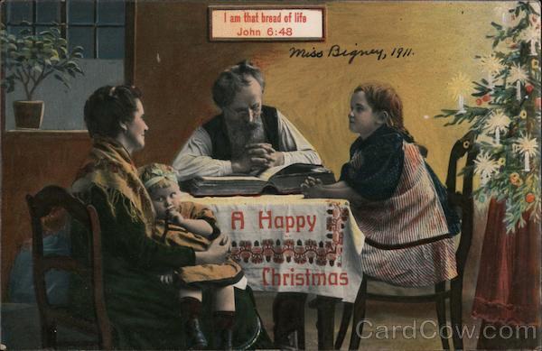 A Happy Christmas - Family reading bible - I am that bread of life. John 6:48