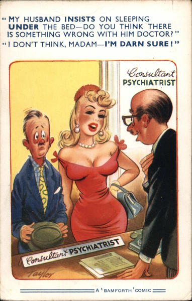 Sex Humor Comic Funny Postcard