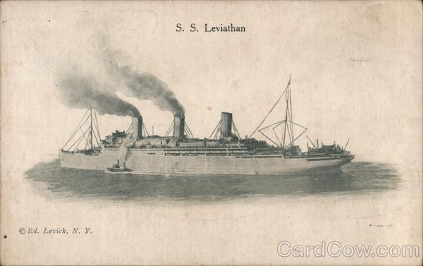 S. S. Leviathan at Sea Navy