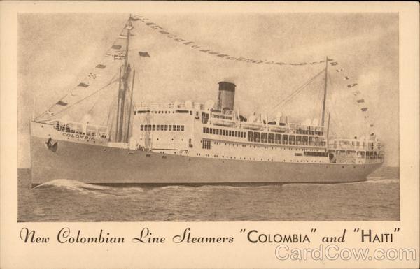 New Colombian Line Steamers Columbia and Haiti