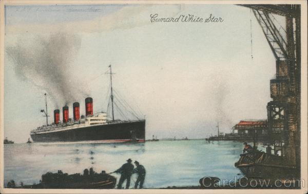 Cunard White Star - Ship on water Boats, Ships