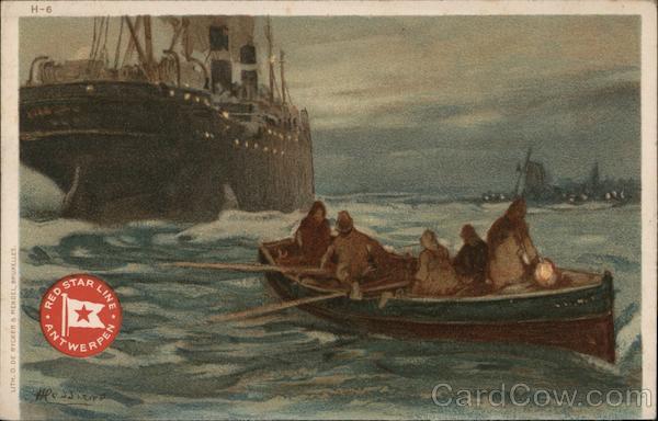 Life Boat of Red Star Line Steamer