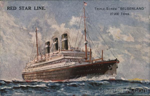 Red Star Line: Triple Screw Belgenland