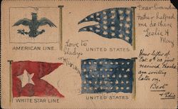 American Line, United States, White Star Line, United States Postcard