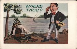 Alice Where art Thou? Postcard