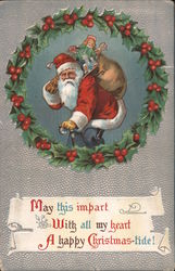 Christmas Greetings Postcard