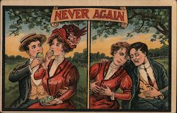 Couple sick from eating apples: "Never again" Postcard