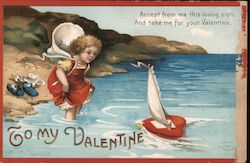 To my Valentine Postcard