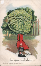 Cabbage Headed Lady Postcard