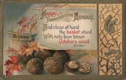 Happy Thanksgiving Memories Postcard