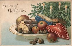 A Merry Christmas Meal Postcard