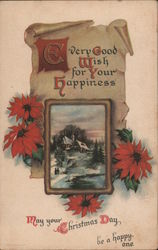 Christmas Scene Postcard
