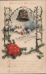 Christmas Scene Postcard Postcard Postcard