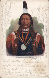 Portrait of Chief Buckskin Charlie Postcard