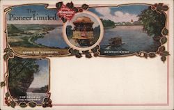 Scenes on the Pioneer Limited Postcard