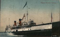 Ship - Niagara Steamer "Corona" Postcard