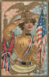 A Daughter Of The Regiment Memorial Day Postcard Postcard Postcard