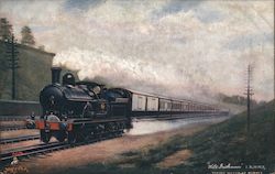 Wild Irishman Train Trains, Railroad Postcard Postcard Postcard