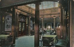 Interior of Ship, Schnelld. "Kronprinzessin Cecilie" Nordd. Lloyd Bremen, Rauchsalon I. Klasse Postcard
