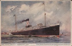 Red Cross Line S.S. "Stephano" (new) Every Modern Equipment for the Comfort and Safety of Passengers Postcard