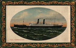 T.S.S. Cameronia Postcard