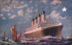 White Star Line: Triple-Screw R.M.S. Olympic Postcard