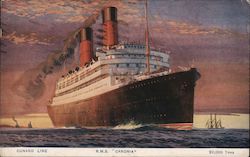 Cunard Line RMS" Caronia" Postcard