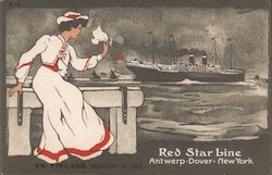 Red Star Line: SS Finland E-4 Postcard