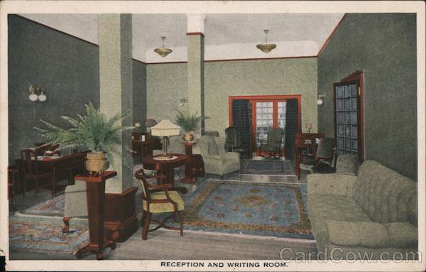 Reception and Writing Room, Hotel Somerton San Francisco California