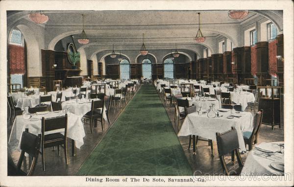 Dining Room, Hotel De Soto Savannah Georgia