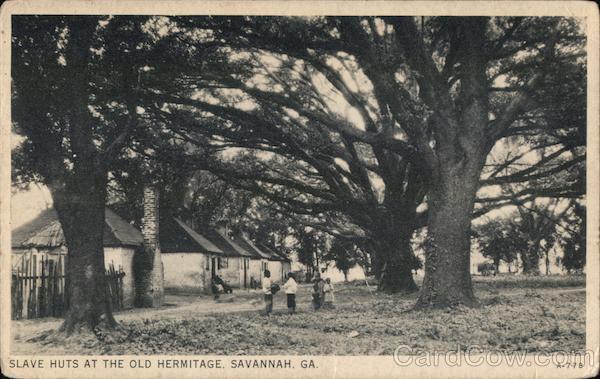 Slave Huts at the Old Hermitage Savannah Georgia