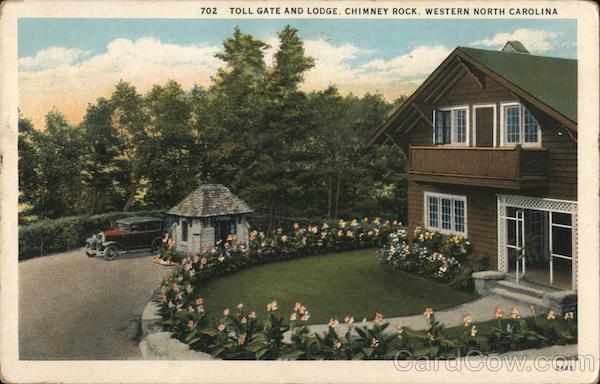 Toll Gate and Lodge Chimney Rock North Carolina