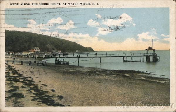 Scene Along the Shore Front, Water Witch Highlands New Jersey