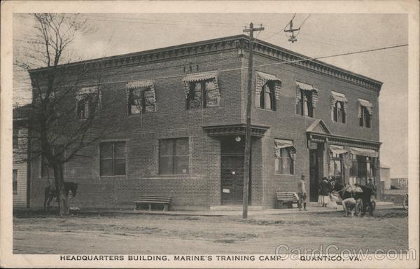 Headquarters Building, Marine's Training Camp Quantico Virginia