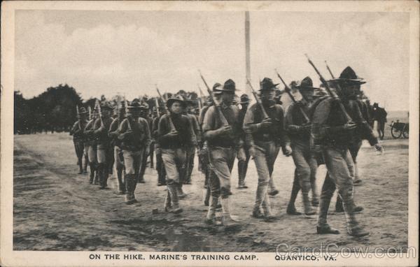 On the Hike, Marine's Training Camp Quantico Virginia