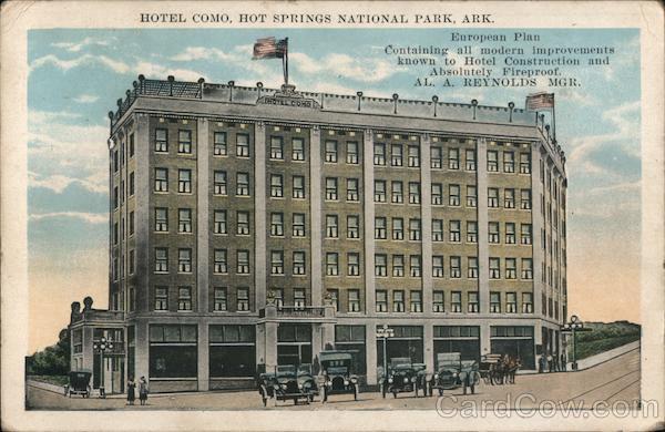 Hotel Como Hot Springs National Park Arkansas