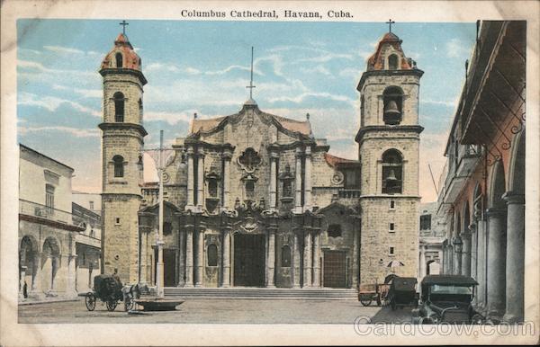 Columbus Cathedral Havana Cuba