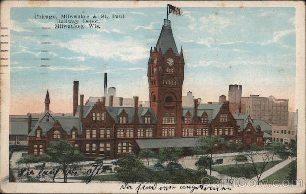 Chicago, Milwaukee & St. Paul Railway Depot Wisconsin