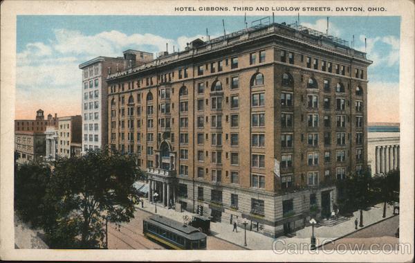 Hotel Gibbons, Third and Ludlow Streets Dayton Ohio