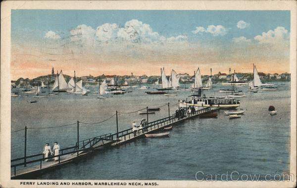 Ferry Landing and Harbor Marblehead Neck Massachusetts