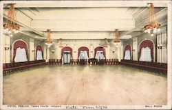 Hotel Deming Ball Room Postcard