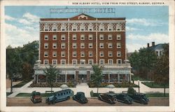 New Albany Hotel, View from Pine Street Postcard