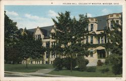 Holden Hall, College of Wooster Postcard