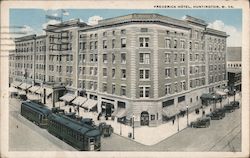 Frederick Hotel Huntington, WV Postcard Postcard Postcard