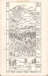 Life Zones and Vegetation of Long's Peak Trail Postcard