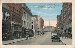 Patton Avenue, looking Toward Pack Square Postcard