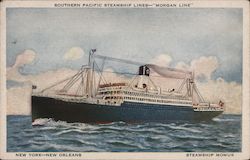 Southern Pacific Steamship Lines - "Morgan Line" Postcard