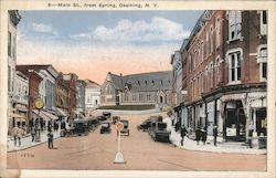 Main Street from Spring Postcard